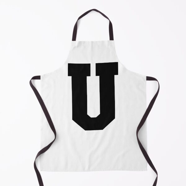 Item preview, Alphabet, Black U, Sports letter U designed and sold by TheCultStuff.