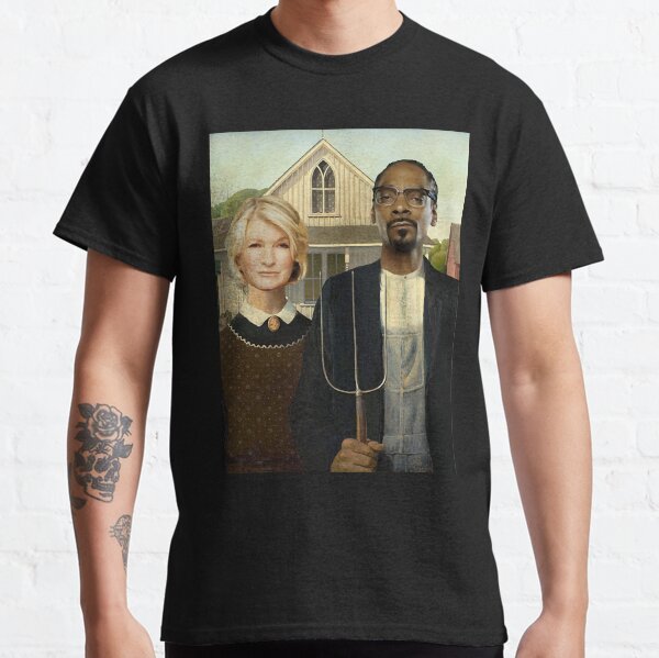 Snoop Martha American Gothic Classic T-Shirt