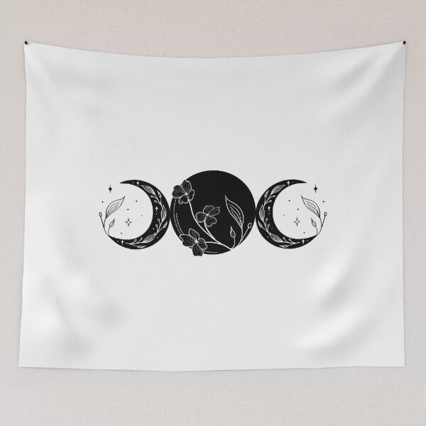 Item preview, Triple Moon Goddess Witch Wicca Sticker designed and sold by ElizabethGanan.