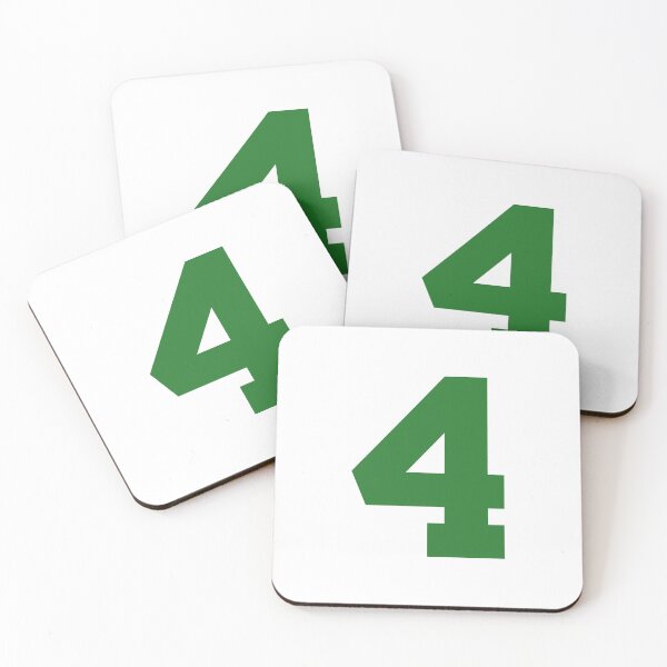 Item preview, Number 4, Green four, Sports number 4 designed and sold by TheCultStuff.
