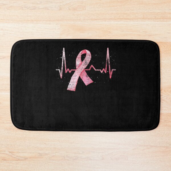 Item preview, Pink Ribbon Heartbeat Warrior Women Breast Cancer Awareness designed and sold by RachelCine.