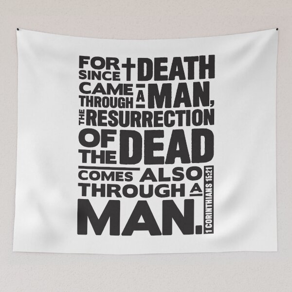 Item preview, 1 Corinthians 15:21 Resurrection designed and sold by plushism.