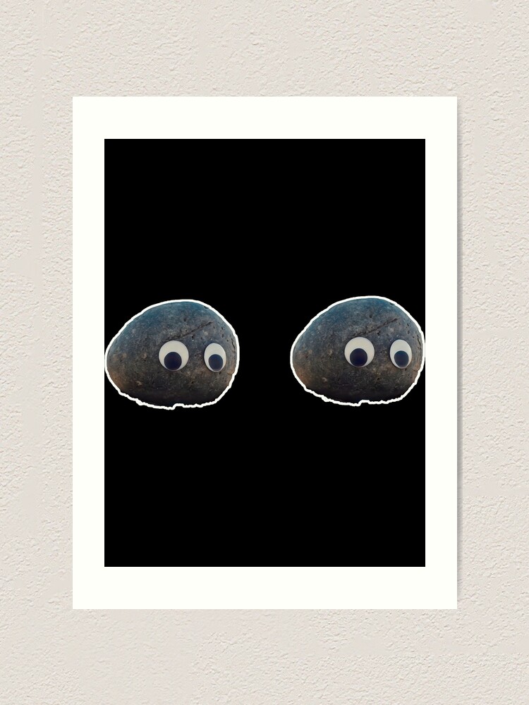 "Everything Everywhere All At Once Googly Eyes" Art Print by MaryStrupp