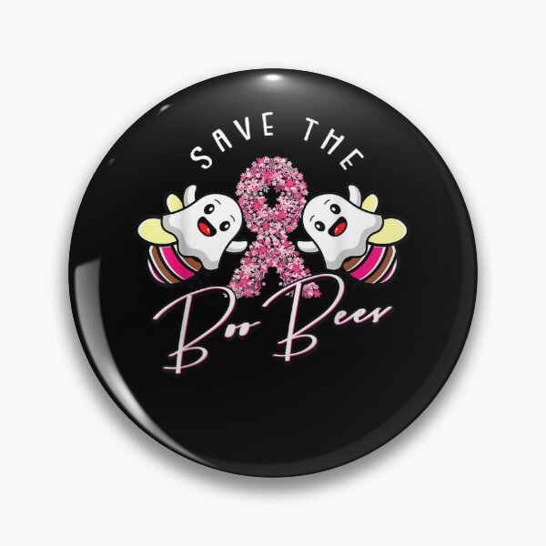 Item preview, Save The Boo Bees Breast Cancer Awareness Ribbon Warrior designed and sold by RachelCine.