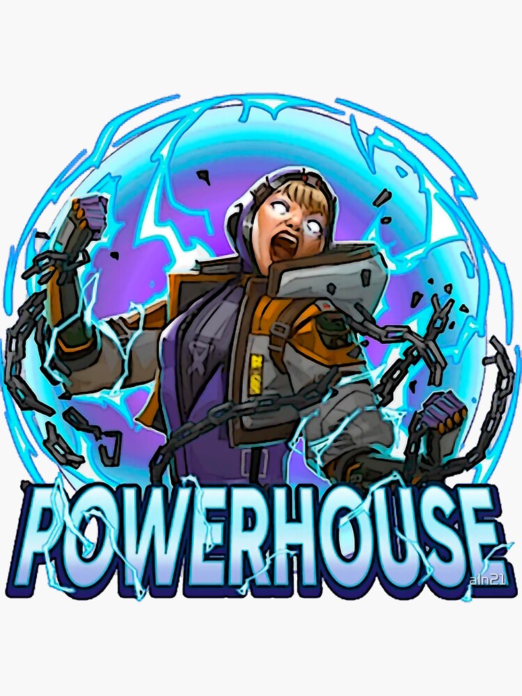 Apex Legends Holospray Wattson Powerhouse Sticker By Aln Redbubble