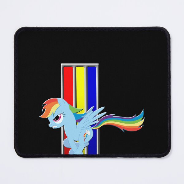 Item preview, Mustang Rainbow Dash (Logo)  designed and sold by KayeNoreen559.