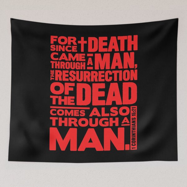 Item preview, 1 Corinthians 15:21 Resurrection designed and sold by plushism.