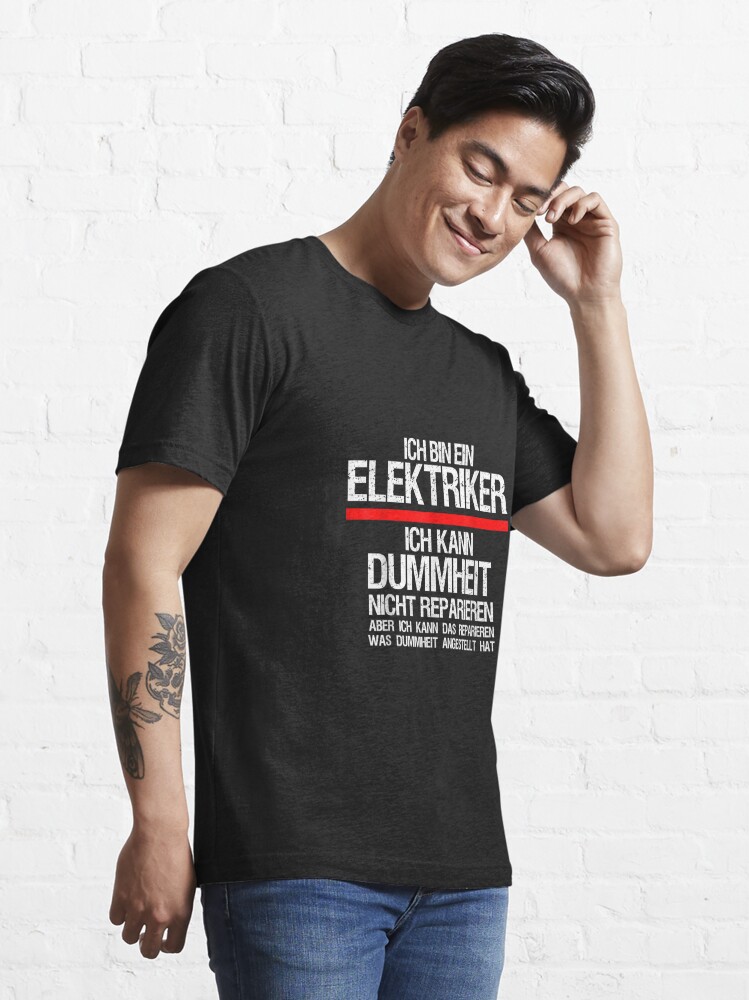 plyndringer tab Syd Herren Elektriker Humor lustiger Spruch Elektriker Geschenkidee Fun"  Essential T-Shirt for Sale by JeffreyMCombs | Redbubble