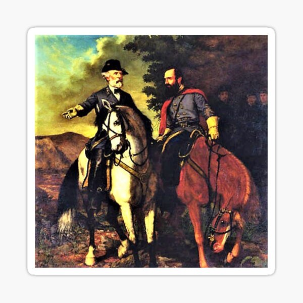 Item preview, Everett Julio - Generals Robert E Lee & Stonewall Jackson designed and sold by bohemianbrigade.
