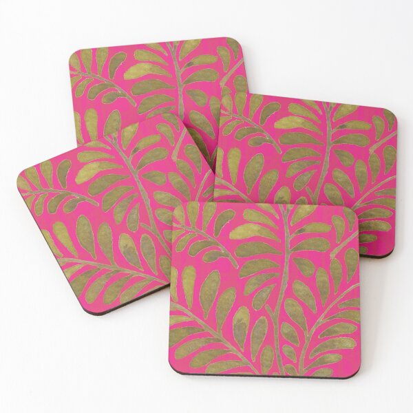 Item preview, Golden Leaves Abstract Pattern designed and sold by gabbygeorgechen.