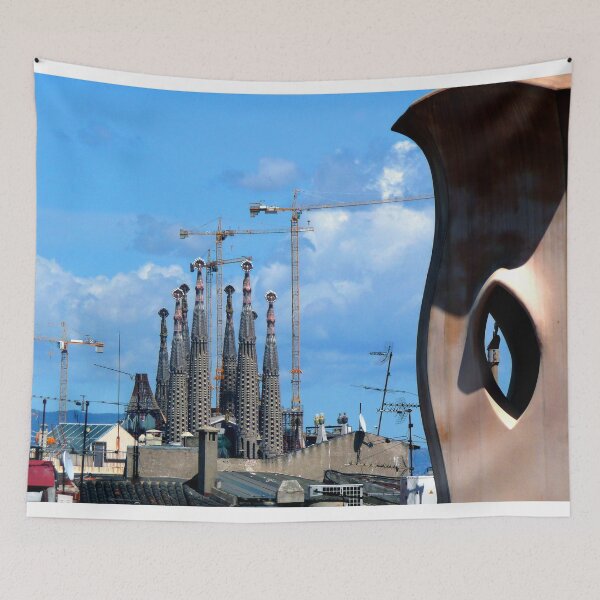 Item preview, Casa Mila Sagrada Familia Barcelona Spain designed and sold by AndyEvansPhotos.
