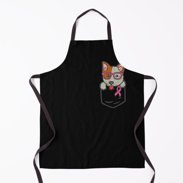 Item preview, Pocket Heeler Pink Ribbon Breast Cancer Awareness Cattle Dog designed and sold by RachelCine.