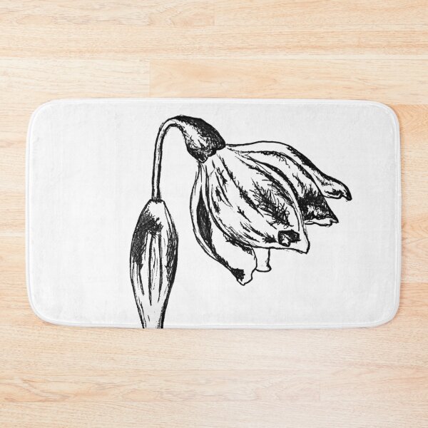 Item preview, Greyscale Snowdrop designed and sold by London-Fields.