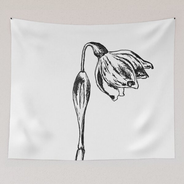 Item preview, Greyscale Snowdrop designed and sold by London-Fields.