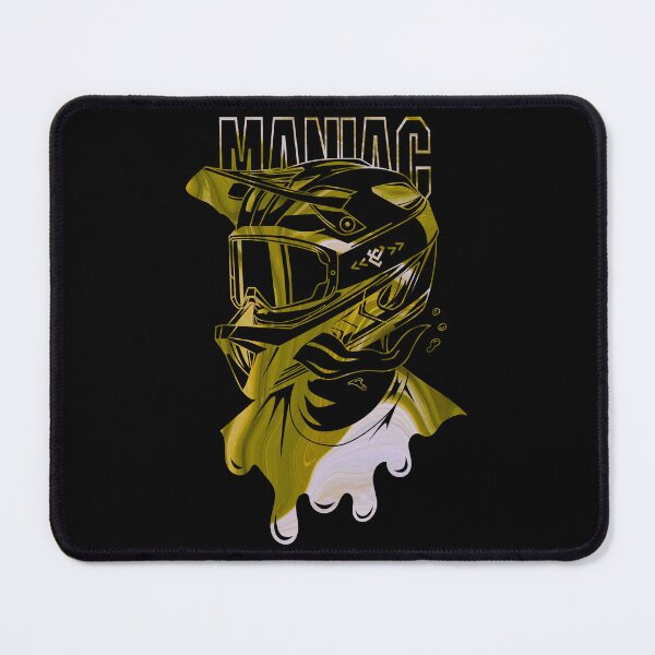 Item preview, MTB Maniac in Yellow Swirl Paint designed and sold by artOfCal013.