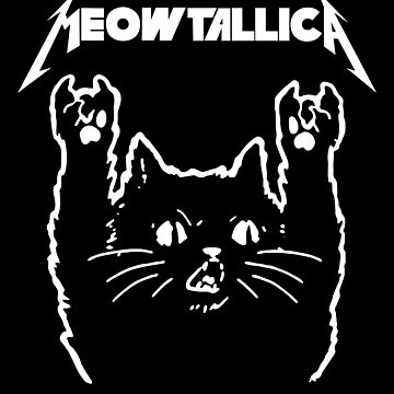 Artwork thumbnail, Vintage Album Cat Meowtallica Japan Rock Band Legend by Kazukoiche126