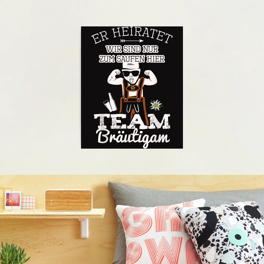 Produktbild von Team Bräutigam JGA Outfit Für Männer Abschiedstour Männer T-Shirt