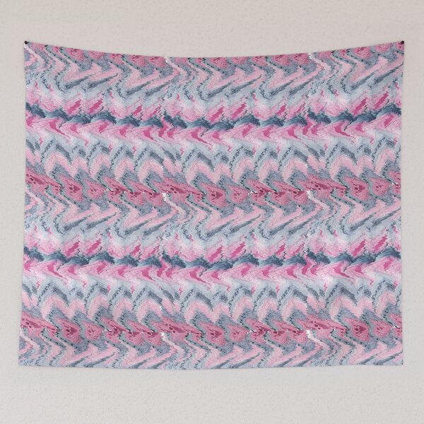 Item preview, pink and gray abstract designed and sold by Zevy-Darling.