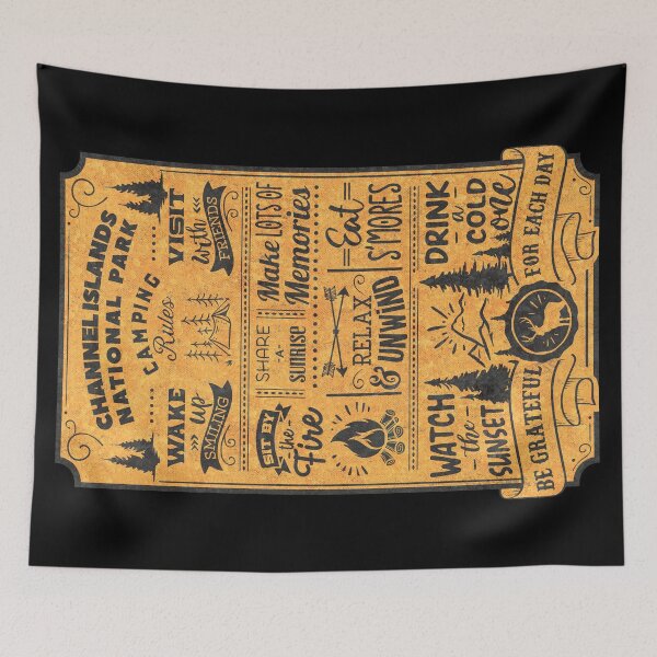 Item preview, Channel Islands National Park Camping Rules designed and sold by JordanHolmes.