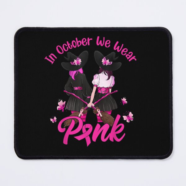 Item preview, Witches In October We Wear Pink Autumn Fall Breast Cancer designed and sold by RachelCine.