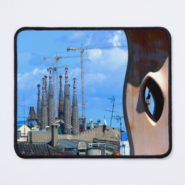 Item preview, Casa Mila Sagrada Familia Barcelona Spain designed and sold by AndyEvansPhotos.