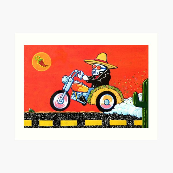 El Taco Vato Art Print