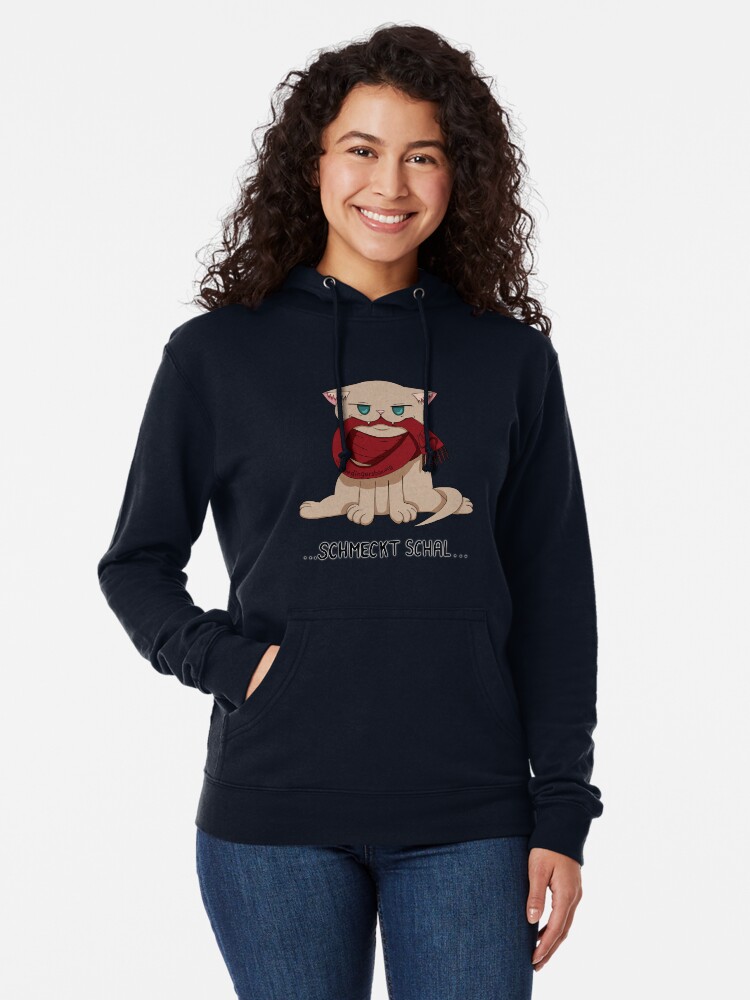 Thumbnail 2 von 5, Leichter Hoodie, schmeckt Schal designt und verkauft von Boxcats.