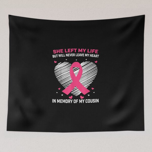 Item preview, Pink Ribbon In Memory Of My Cousin Breast Cancer Awareness designed and sold by RachelCine.