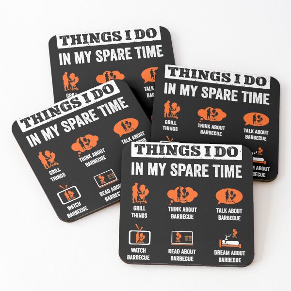 Item preview, Things I Do In My Spare Time Funny Barbeque Grill Chef BBQ designed and sold by fostebris.