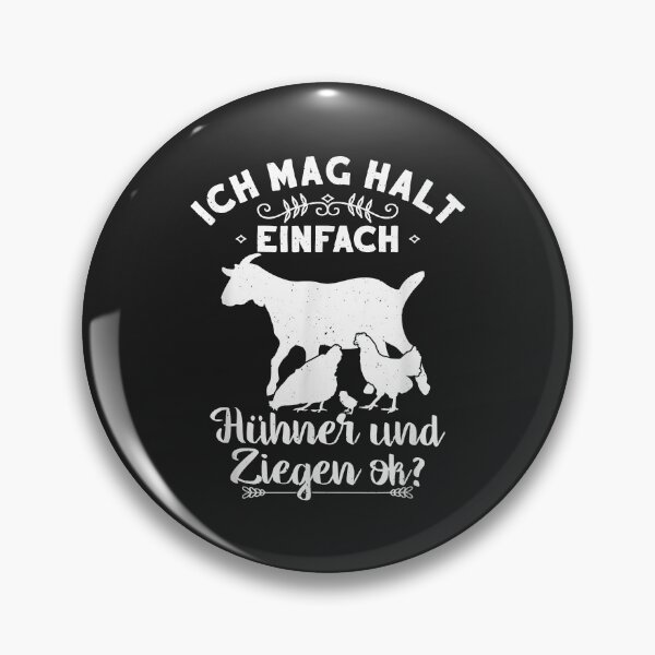 Item preview, Huhn Ich mag halt einfach Hühner und Ziegen Landwirt Ziege designed and sold by JeffreyMCombs.