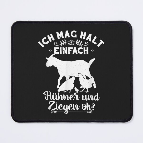 Item preview, Huhn Ich mag halt einfach Hühner und Ziegen Landwirt Ziege designed and sold by JeffreyMCombs.