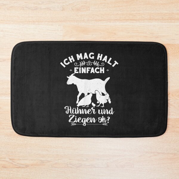 Item preview, Huhn Ich mag halt einfach Hühner und Ziegen Landwirt Ziege designed and sold by JeffreyMCombs.