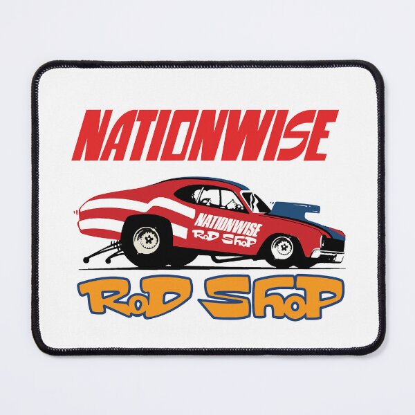 Item preview, Nationwise Rod Shop Speed Shop 1970s Retro designed and sold by PetraDom86.