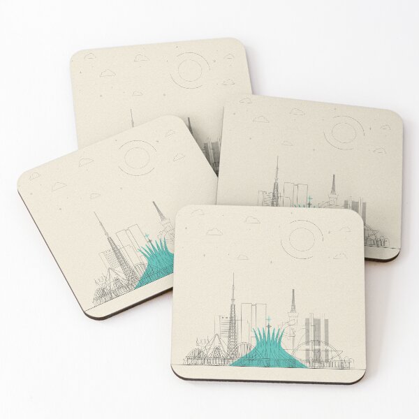 Item preview, Abstract City Posters: Brasilia, Brazil designed and sold by A Deniz Akerman.