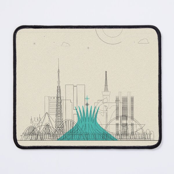 Item preview, Abstract City Posters: Brasilia, Brazil designed and sold by A Deniz Akerman.