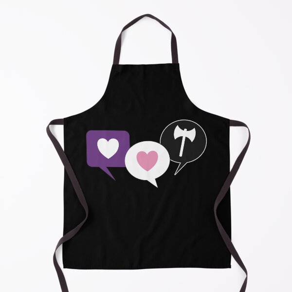 Item preview, Lesbian Speech Bubble Love Hearts (and Axe) designed and sold by iscaStudioArt.