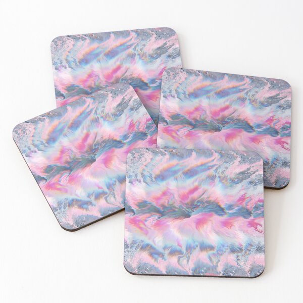 Item preview, pink and gray abstract marble designed and sold by Zevy-Darling.