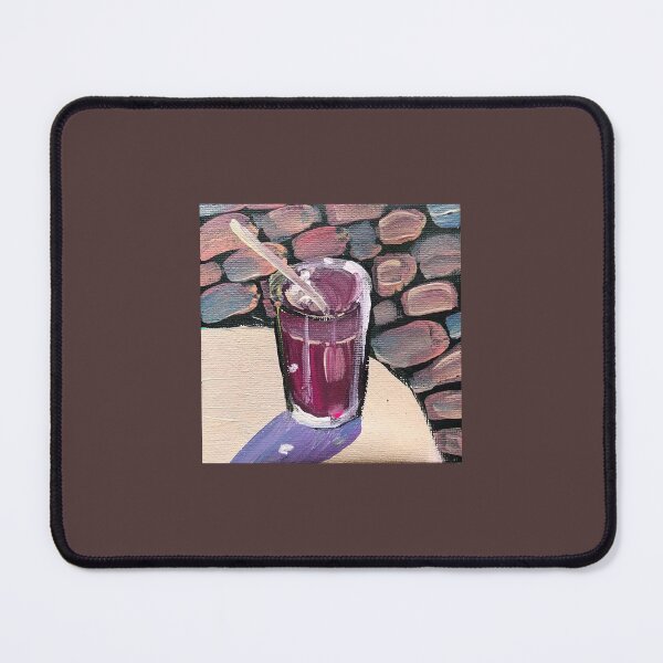 Item preview, Original miniature acrylic painting on canvas. a glass of cocoa. designed and sold by sonaadalian.