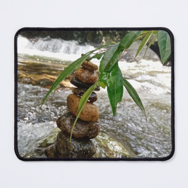 Item preview, Beautiful Nature - Cool River Stone Design designed and sold by DHAMMISTYLES.