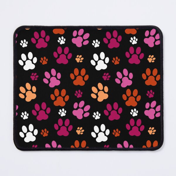 Item preview, Dog Paw Prints. Lesbian Pride designed and sold by Subtle Pride Shop.