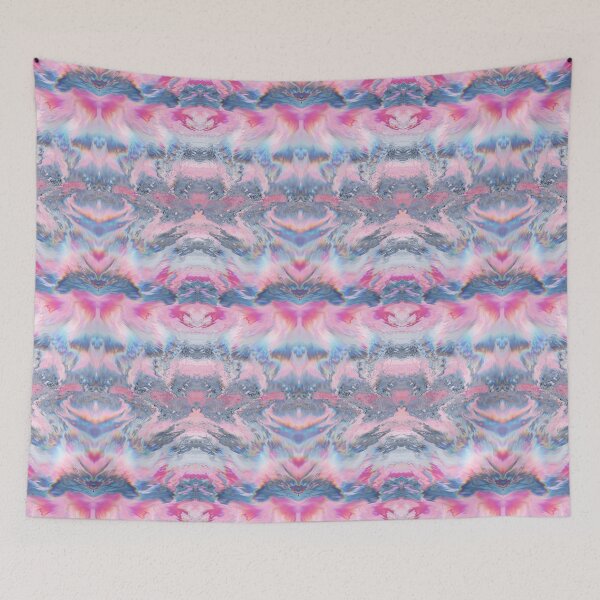 Item preview, pink and gray abstract marble moth designed and sold by Zevy-Darling.