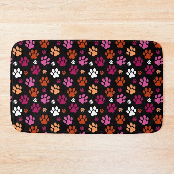 Item preview, Dog Paw Prints. Lesbian Pride designed and sold by Subtle Pride Shop.