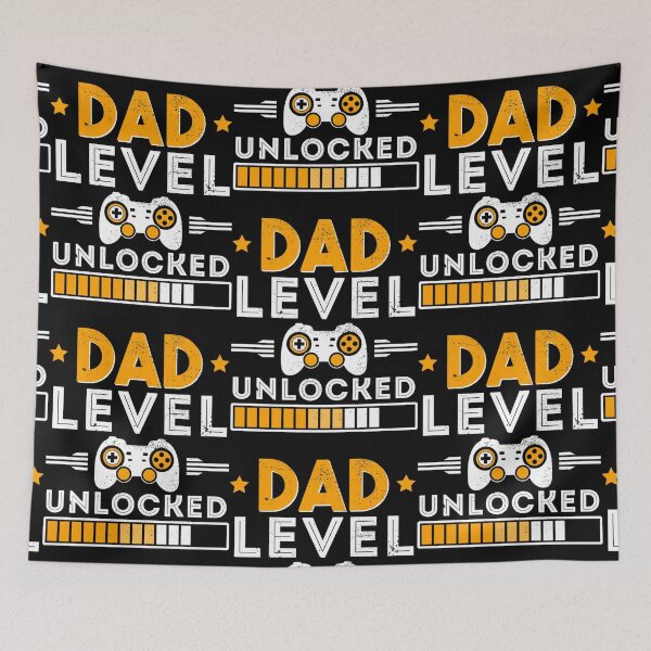 Item preview, Dad Level Unlocked Gamer Papa Pregnany Men Gender Reveal designed and sold by Conor White.