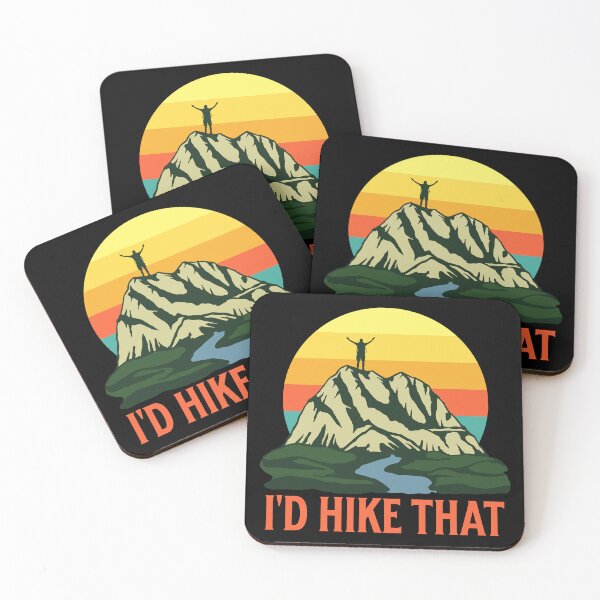 Item preview, I'd Hike That Mountain Hiking Camping designed and sold by Mariano Topno.