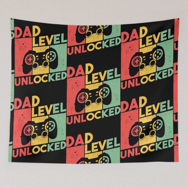 Item preview, Dad Level Unlocked Gaming Dad Pregnany Announcement Retro designed and sold by Conor White.