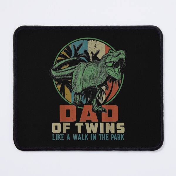 Item preview, Dad of Twins is a Walk in the Park Dinosaurs Papa designed and sold by Conor White.