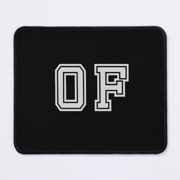 Item preview, O.F. Varsity Initials | Varsity Letters | Black And White | Personalised Gifts designed and sold by Avo And Sriracha.