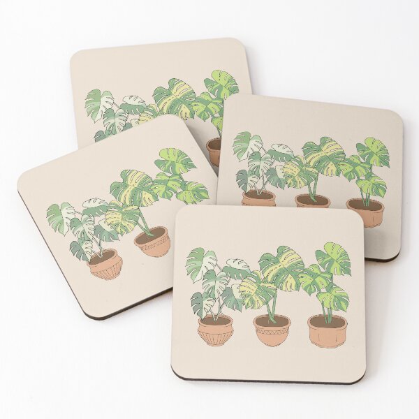 Item preview, Variegated Monstera Trio designed and sold by TASORA.