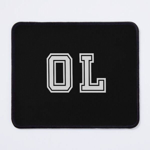 Item preview, O.L. Varsity Initials | Varsity Letters | Black And White | Personalised Gifts designed and sold by Avo And Sriracha.