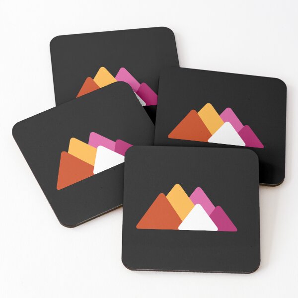 Item preview, Triangle Gay Mountains. Lesbian Pride designed and sold by Subtle Pride Shop.